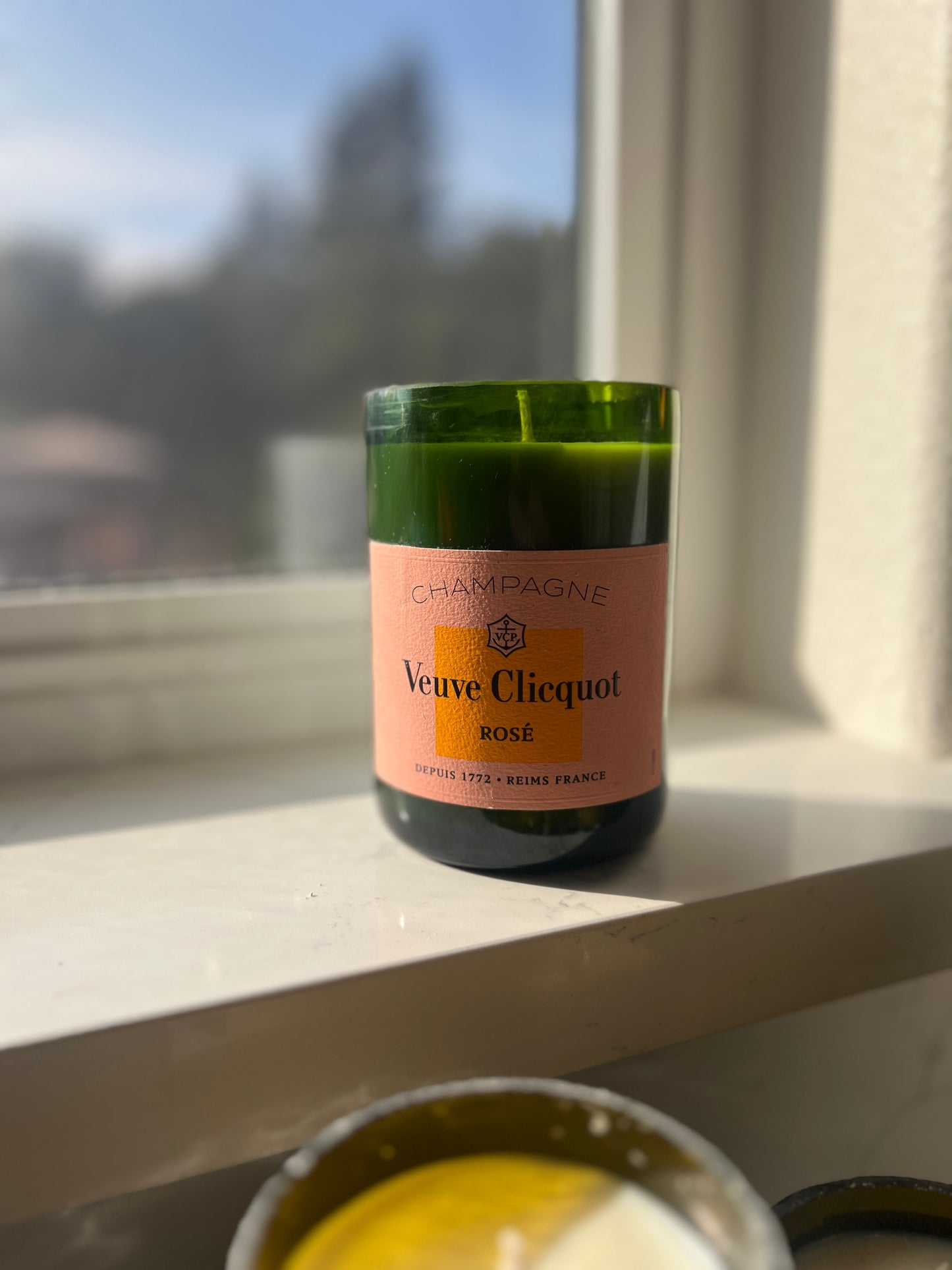 Pink Veuve Clicquet Candle - Lilly of the Valley