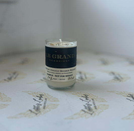 Mini Liquor Bottle Candle - Butterscotch + Bourbon
