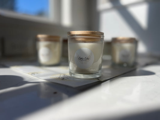 8 Oz glass Jar Candle - Volcano Scent