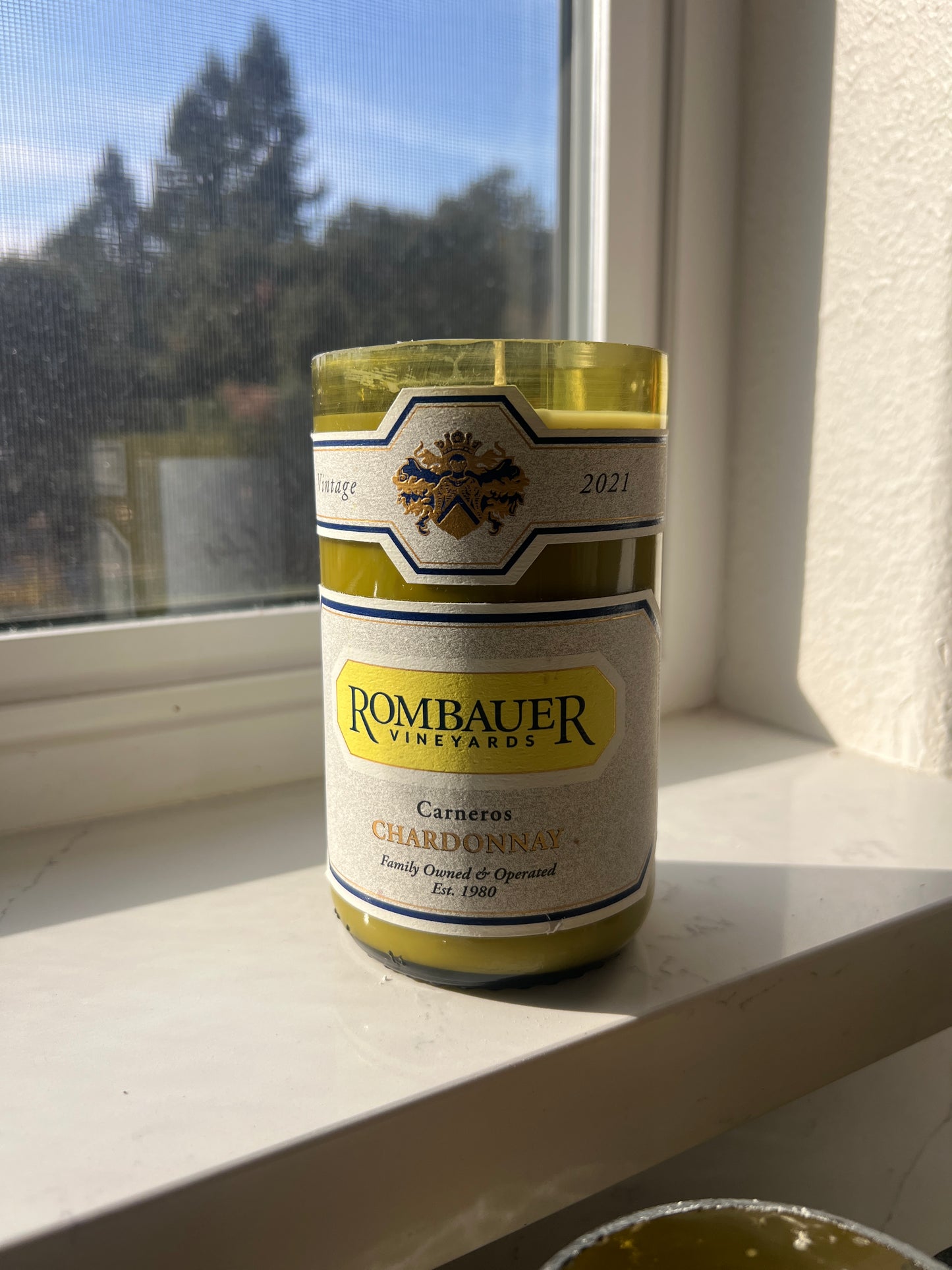 Rombauer Chardonnay Candle - Butterscotch + Bourbon