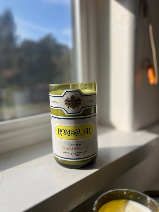 Rombauer Chardonnay Candle - Butterscotch + Bourbon